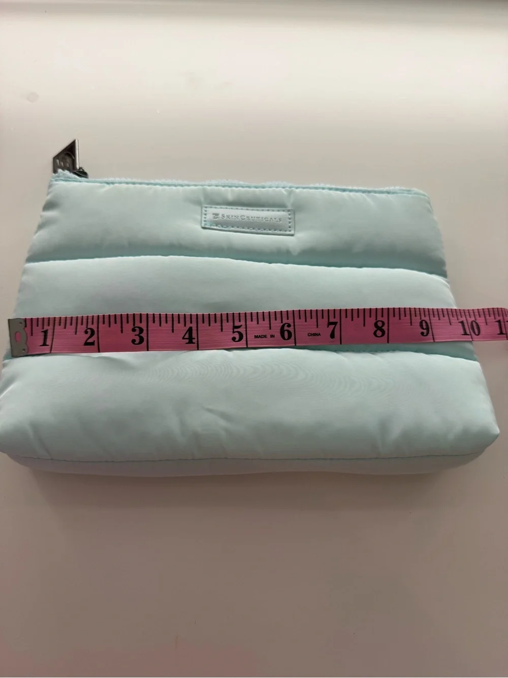 Skin Ceuticals Padded Light Aqua Cosmetic Pouch - Women Bags